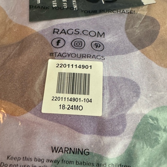 NWT Rags watercolor romper - Picture 5 of 7